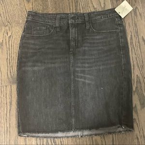 Universal Threads Black Denim Skirt